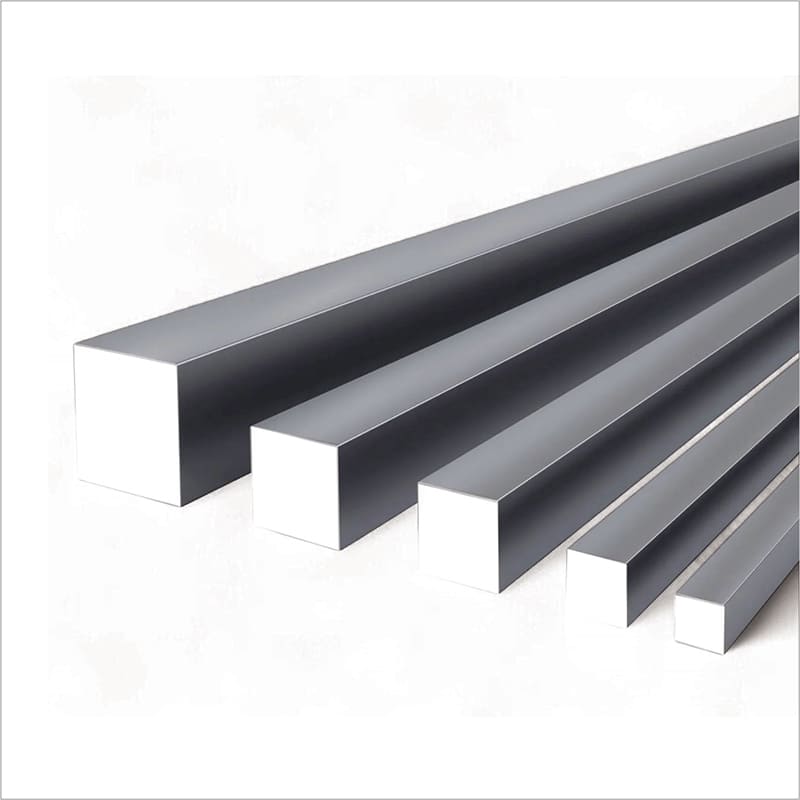 Perfil laminado de ferro quadrado